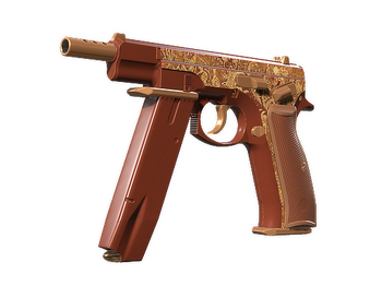 CZ75-Auto | Honey Paisley