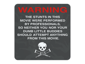 Наклейка | WARNING